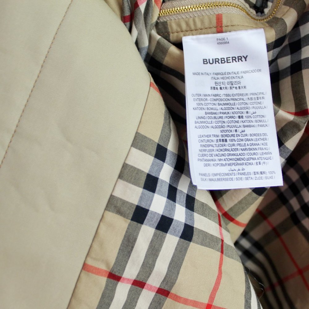 Burberry RUNWAY Scarf Trench Coat US 6 (UK 8/EU 40) Buckle Strap Long Sleeves - Picture 11 of 16